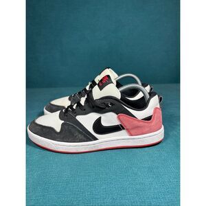 Nike SB Alleyoop Black White University Red Skate Shoes Men’s Size 8 CJ0882-102